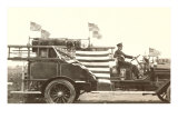 Buy Fire Truck with Flags at AllPosters.com