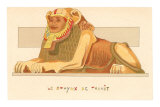 Buy Sphinx of Thanit, Rendering, Egypt at AllPosters.com