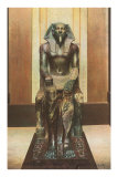 Pharaoh Statue in Cairo Museum, Egypt