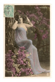 Woman in Mauve Wrap