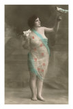 Sturdy Woman with Parrot