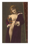 Semi-nude Woman with Robe