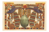 Inlaid Horus Wings, Scarab, Egypt