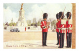 Guards at Buckingham Palace, London, England
