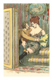 Embracing Couple, Illustration