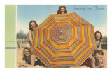 Buy Bathing Beauties and Umbrella at AllPosters.com