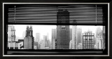 View over Manhattan, New York Framed Art Print