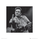 Johnny Cash: The Finger Art Print