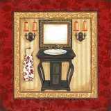 Buy Red Demask Bath II at AllPosters.com