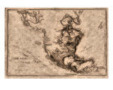 Buy World Treasures Carribbean Old Pirate Map at AllPosters.com