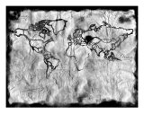 Buy Ancient World Carribbean Old Pirate Map at AllPosters.com