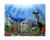Buy Seattle Underwater at AllPosters.com