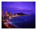 Buy Waikiki Beach At Twilight at AllPosters.com
