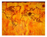 Buy Aged Pirate Old World Map at AllPosters.com