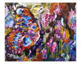 Buy Butterfly On Lavender Oil Painting By Ginette at AllPosters.com