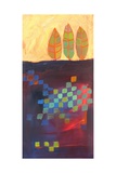 Buy Abstract Trees And Checkered Fields at AllPosters.com
