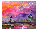 Buy Modern Watercolor Landcape at AllPosters.com