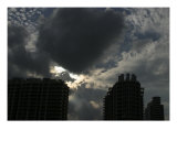 Miami Beach Highrise Silhouette