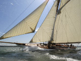 Mariquita under Sail, Solent Race, British Classic Yacht Club Regatta, Cowes Classic Week, 2008 Fotografie-Druck