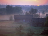 Sunrise over Chukhrai Village, Bryansk Province, Russia