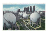 Beaumont, Texas - General View of the World's Largest Petroleum Butadiene Plant, c.1948