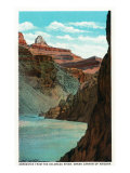 Grand Canyon Nat'l Park, Arizona - View of Zoroaster from the Colorado River, c.1932