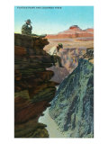 Grand Canyon Nat'l Park, Arizona - Plateau Point View of the Canyon and Colorado River, c.1932