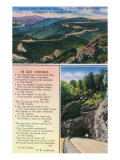 Shenandoah Nat'l Park, Va - Aerial View of Skyline Drive, Tunnel, 