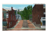 Galena, Illinois - View of a Unique Street, Staircases, c.1955