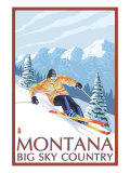 Montana - Big Sky Country - Downhill Skier, c.2008