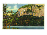 North Conway, New Hampshire - View of the White Horse Ledge and Echo Lake, c.1945