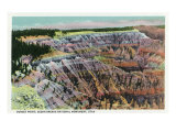 Cedar Breaks Nat'l Monument, Utah - View of Sunset Point, c.1938