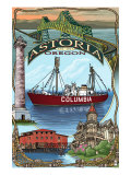 Astoria, Oregon Montage, c.2009
