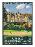 Loire, France - Visit the Castles of Loire, Paris and Orleans Railway Postcard, c.1920
