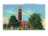 Nashville, Tennessee - Vanderbilt University, Exterior View of Kirkland Hall, c.1938