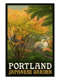 Portland Japanese Garden - Bridge, c.2009