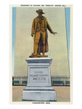 Charlestown, Massachusetts - Colonel William Prescott Monument, Bunker Hill, c.1940