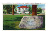 Lexington, Massachusetts - Jonathan Harrington Home, Minute Men Memorial, c.1940