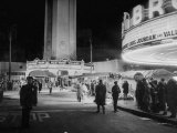 Buy Fans Gathering around the Thearters for the New Premiere at AllPosters.com