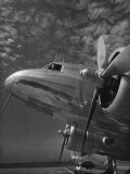 Mechanic Testing the Radio Equipment Attached to the C39 Cargo Plane