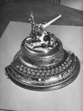 Close-Up of Patent Model of Stock Ticker Invented by Thomas A. Edison