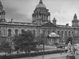City Hall in Belfast Taking Up Almost the Whole One Side of Donegall Square