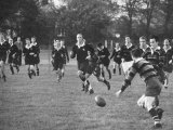 Buy American Rhodes Scholar Peter Dawkins Playing Rugby with Fellow Oxford Univ. Students at AllPosters.com