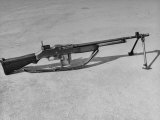 Side View of Browning Automatic Rifle