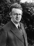 Inventor John L. Baird, Taking a Walk in His Home Garden