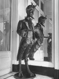 Mirrored Image of Sculpture Sitting in Madam Elsa Schiaparelli's Home