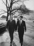 Buy Aide John C. Culver Walking with Sen. Edward M. Kennedy at AllPosters.com