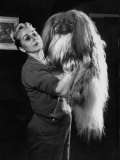 Prize-Winning Pekingese Chik T'sun with Owner Mrs. C.C. Venable