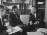 Buy Vice-Pres. Lyndon B. Johnson Talking with Premier Mamadon Dia in Dia's Office at AllPosters.com