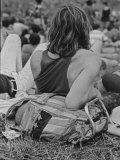 Hippies at Woodstock Music Festival